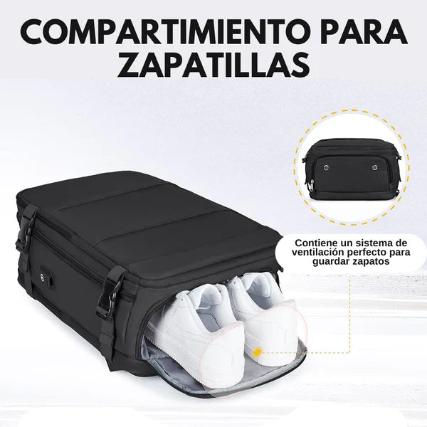 TravelersBackpack™ - Mochila Viajera con Múltiples Compartimientos - La Mochila Ideal para Viajeros