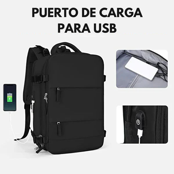 TravelersBackpack™ - Mochila Viajera con Múltiples Compartimientos - La Mochila Ideal para Viajeros